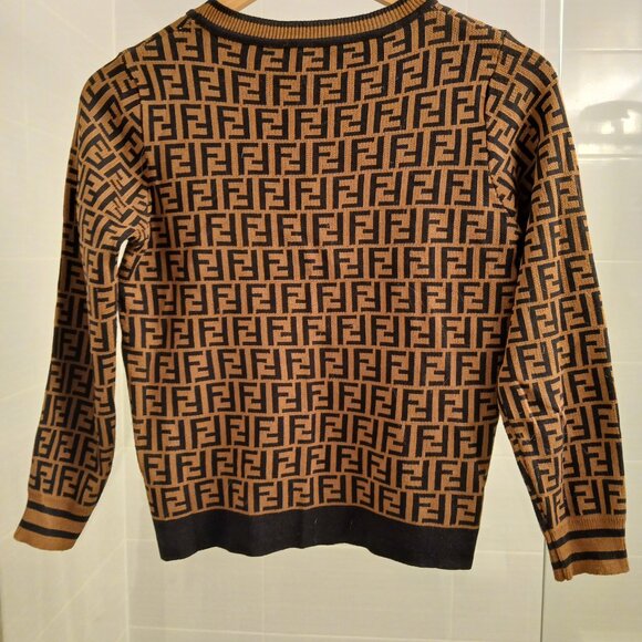 Fendi Monogram Crewneck Knit Top - Picture 8 of 8